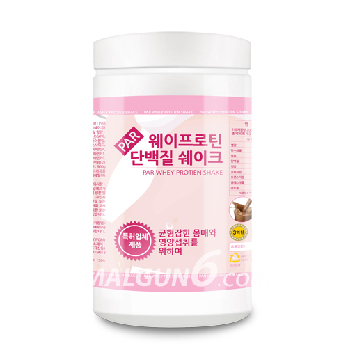저칼로리/단백질/몸매관리PAR 웨이프로틴 쉐이크(600g)